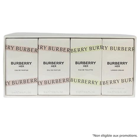 BURBERRY Miniatures Coffret parfum » achetez en ligne 